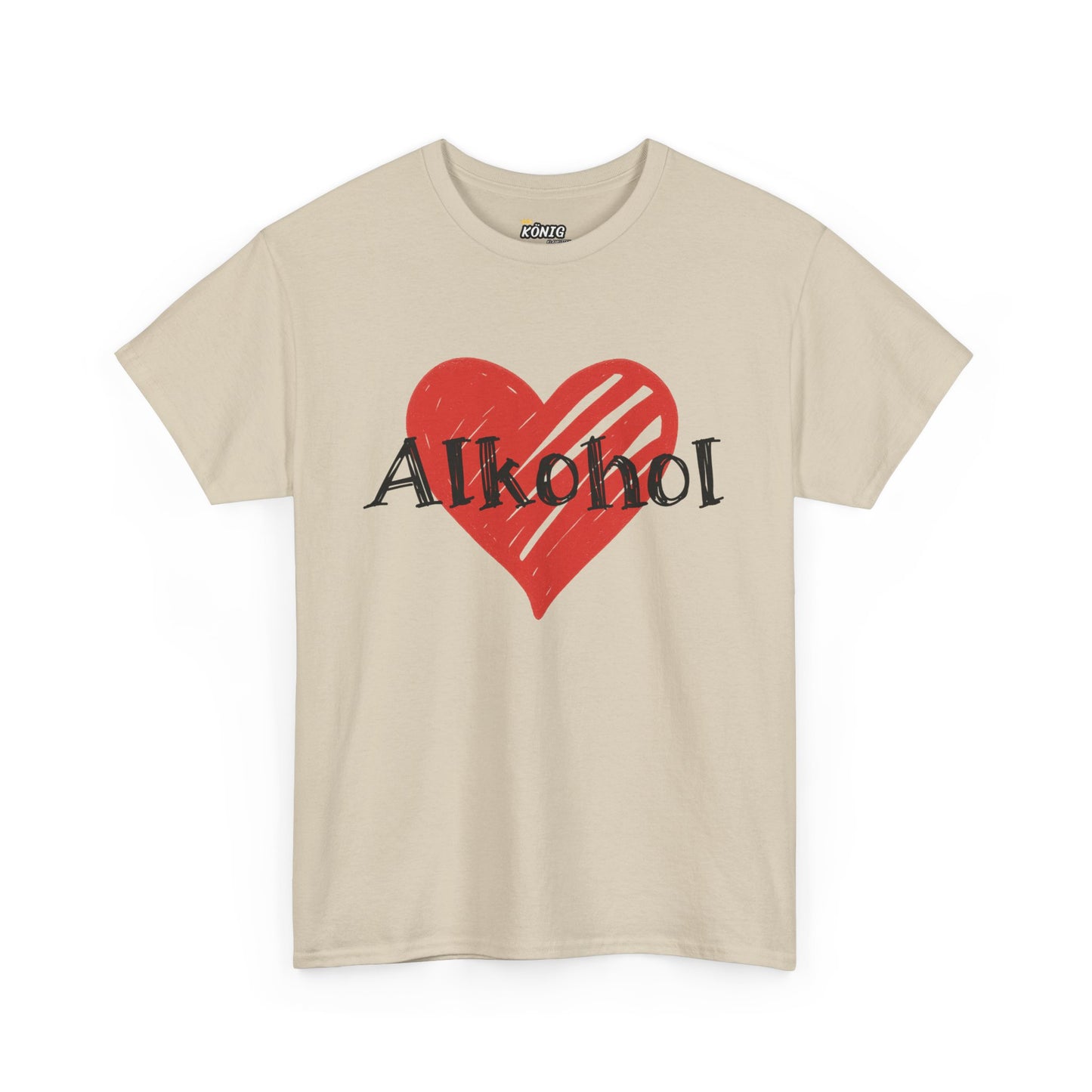 Alkohol Herz T-Shirt