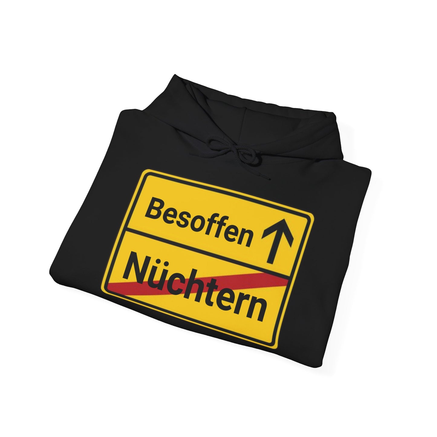 Besoffen/Nüchtern Ortsschild Pullover
