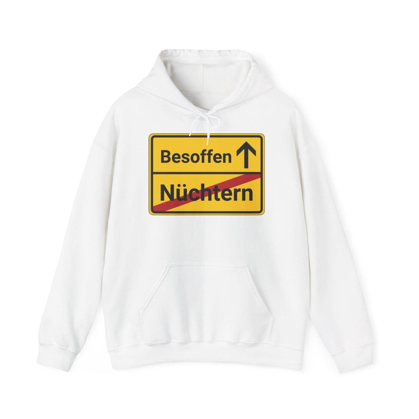 Besoffen/Nüchtern Ortsschild Pullover