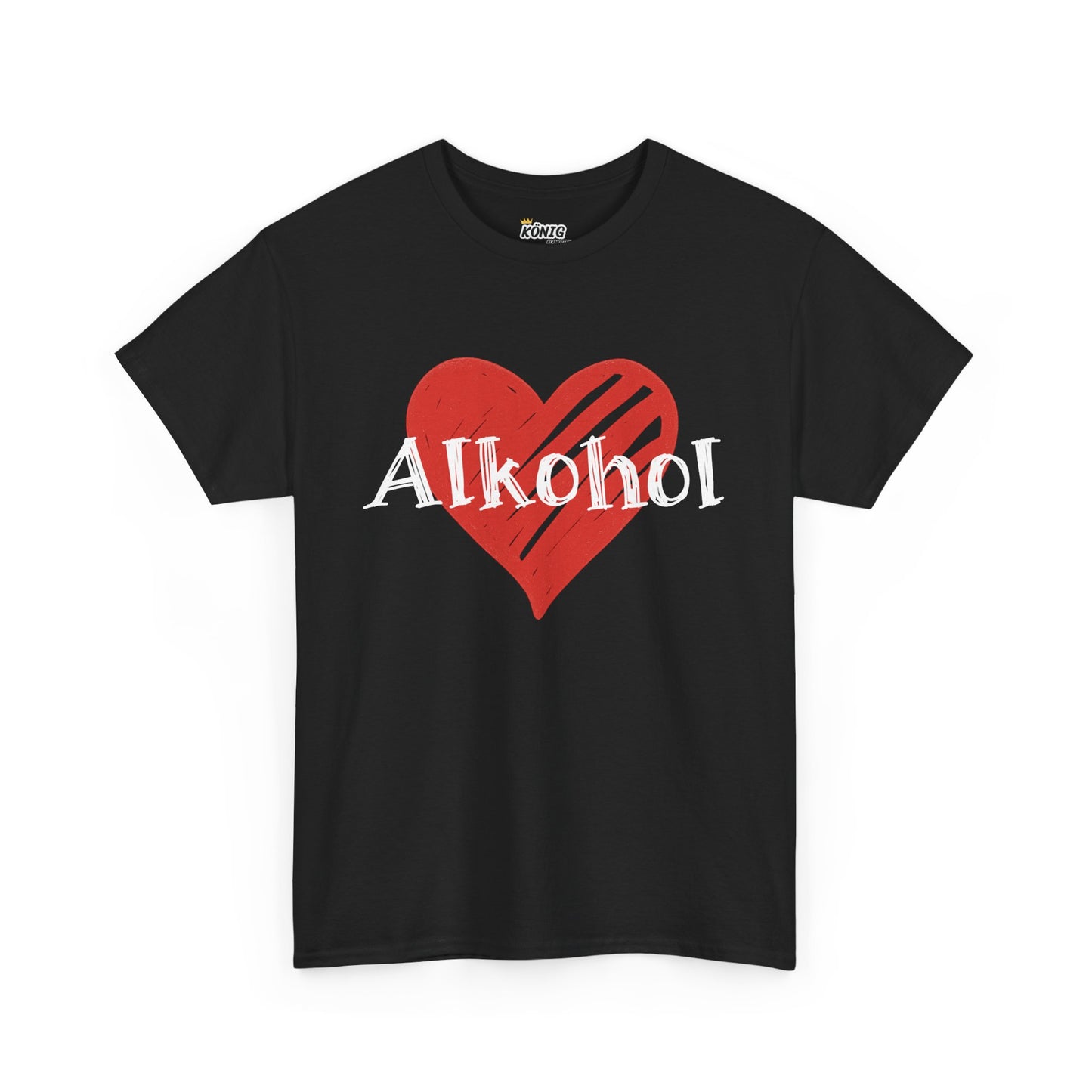 Alkohol Herz T-Shirt