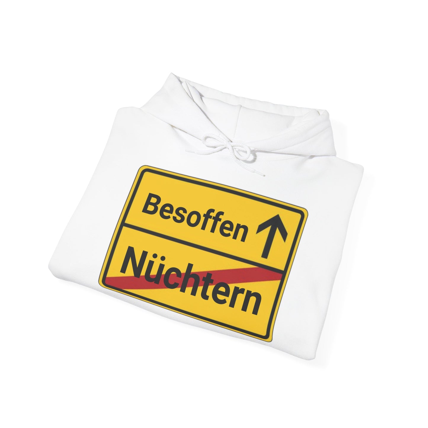 Besoffen/Nüchtern Ortsschild Pullover