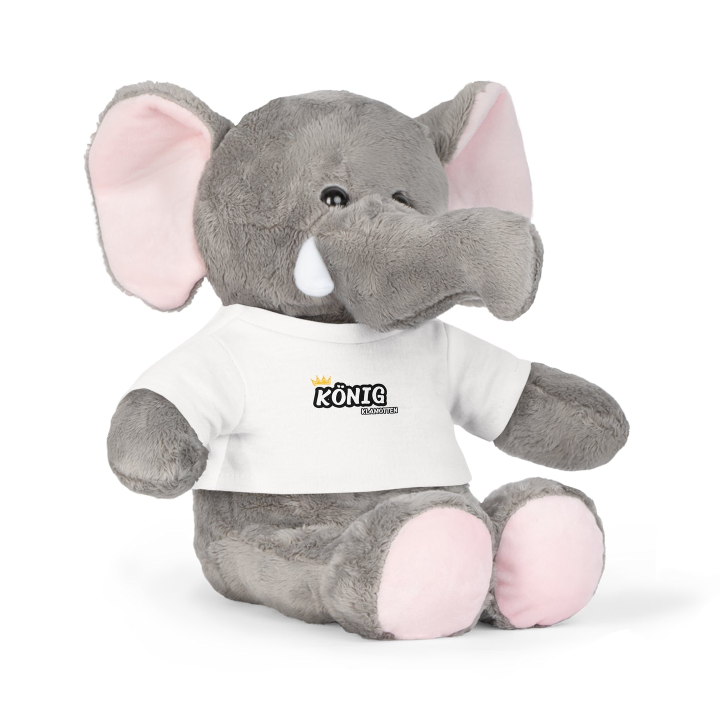 König Klamotten Elefant Kuscheltier