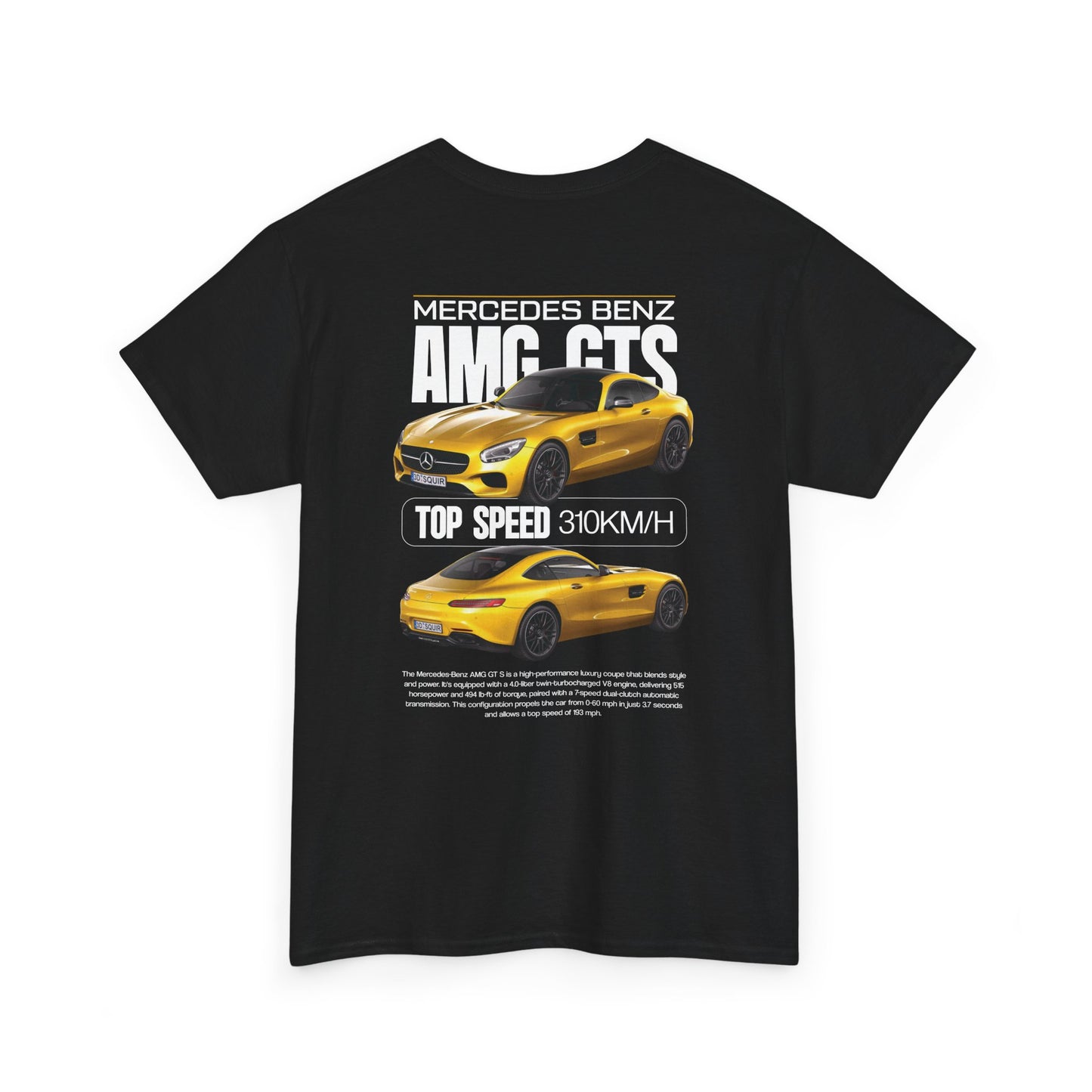 Mercedes-Benz amg gt s v2 T-Shirt [BACKPRINT]