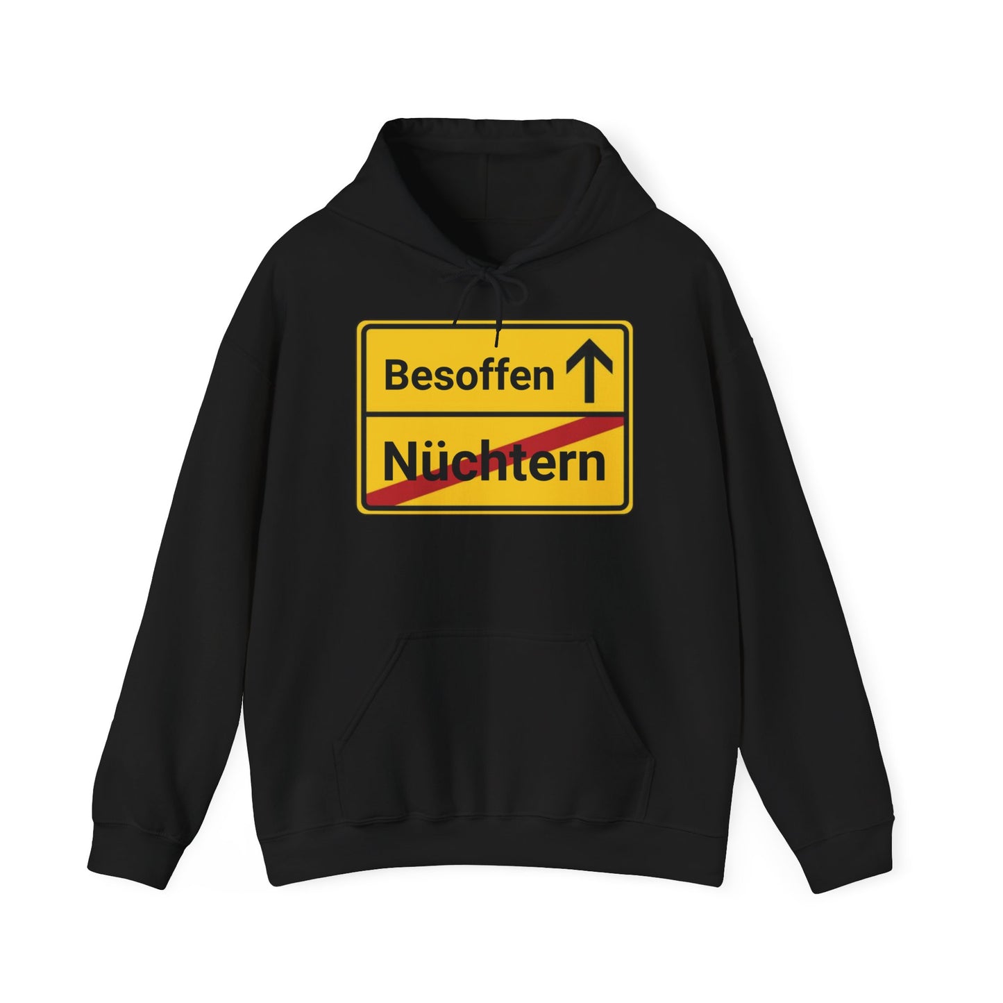 Besoffen/Nüchtern Ortsschild Pullover