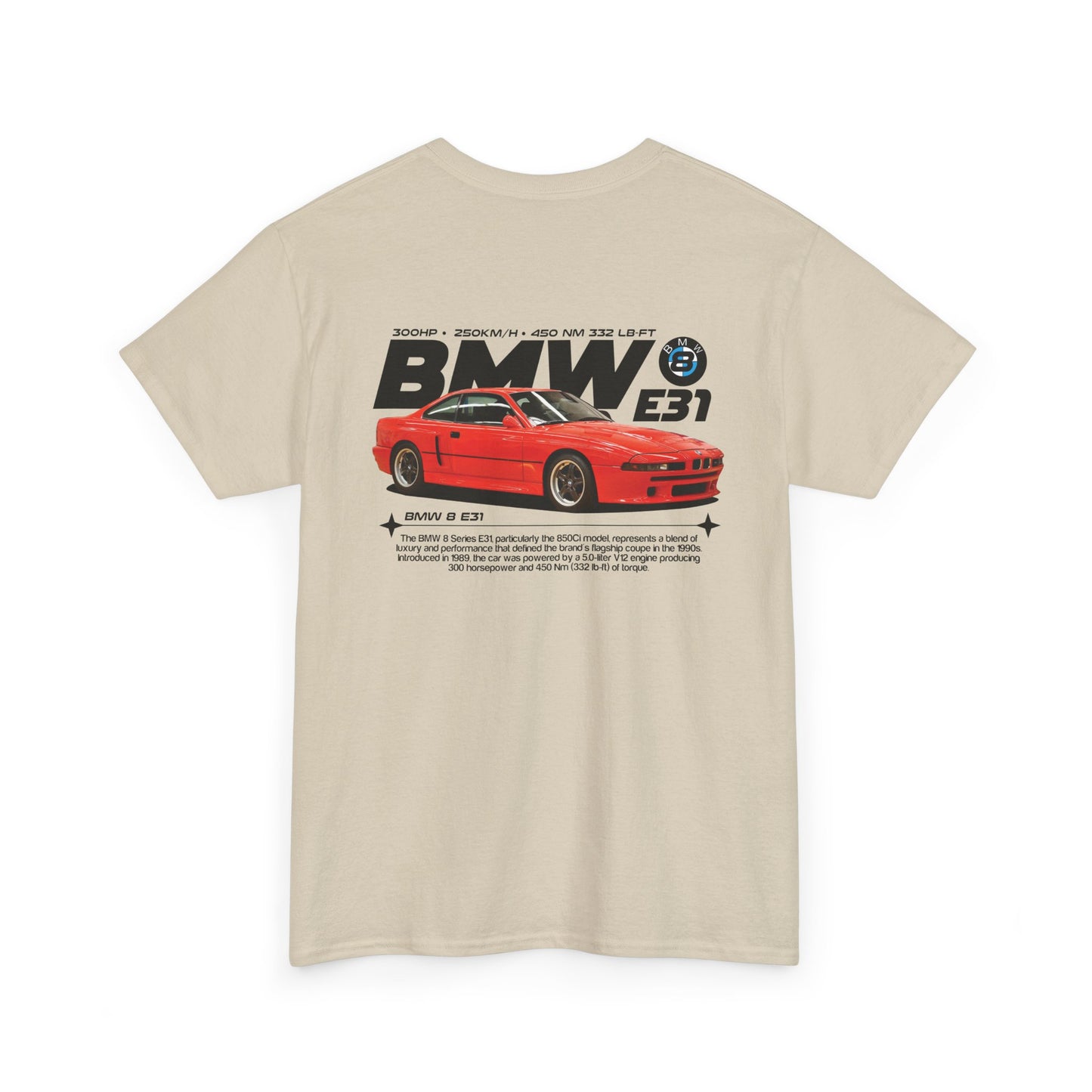 BWM 8 e31 T-Shirt [BACKPRINT]