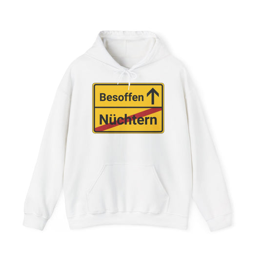 Besoffen/Nüchtern Ortsschild Pullover