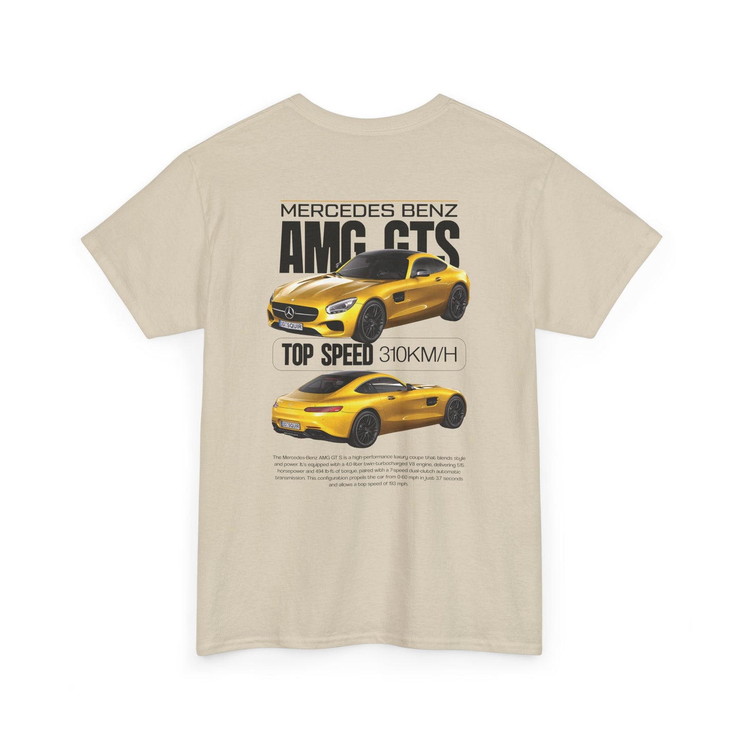 Mercedes-Benz amg gt s v2 T-Shirt [BACKPRINT]