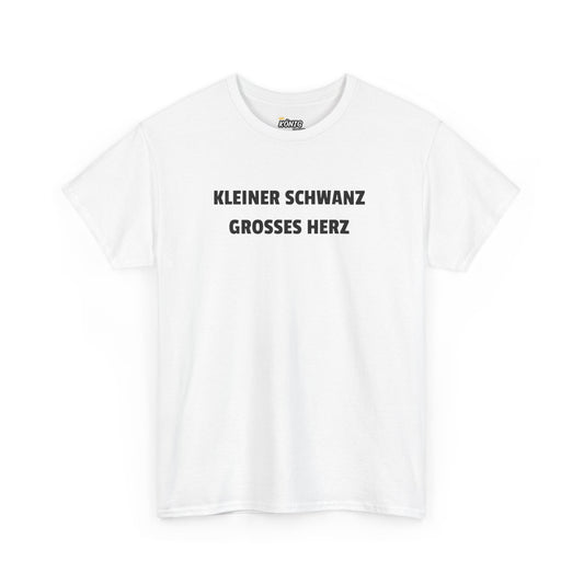 Kleiner Schwanz Grobes Herz T-Shirt